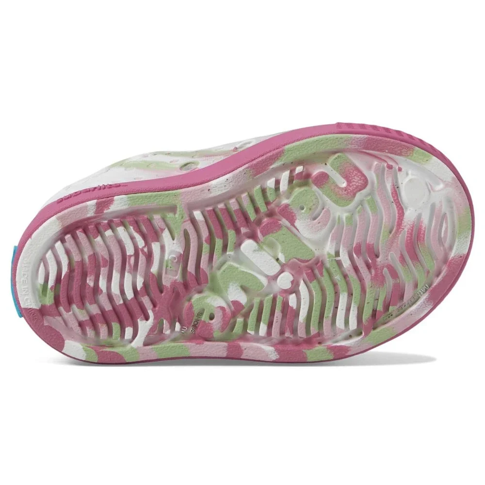 Native Shoes Jefferson Mule Kids 6 Twilight Pink Marble Slip On Shoes HTAT1723